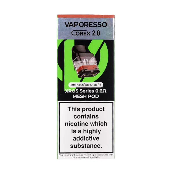 Vaporesso XROS COREX 2.0 Replacement Pods - Pack of 4 | only £9.95 | Cheapest Vape Shop in Uk