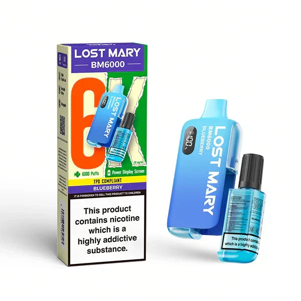 Lost Mary BM6000 Prefilled Vape Box of 10 | only £85 | Cheapest Vape Shop in Uk