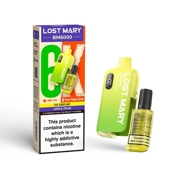 Lost Mary BM6000 Prefilled Vape Box of 10 | only £85 | Cheapest Vape Shop in Uk