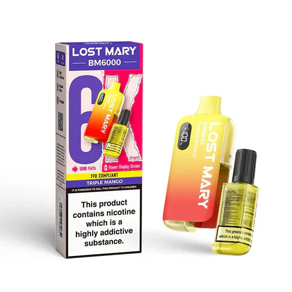 Lost Mary BM6000 Prefilled Vape Box of 10 | only £85 | Cheapest Vape Shop in Uk