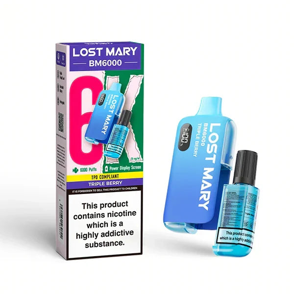 Lost Mary BM6000 Prefilled Vape Box of 10 | only £85 | Cheapest Vape Shop in Uk
