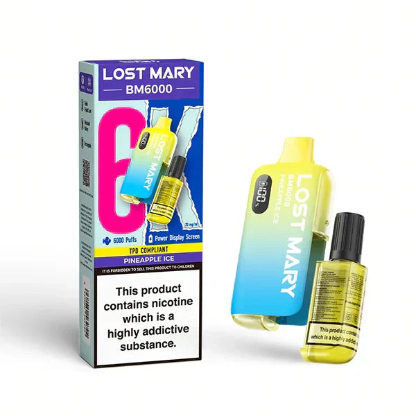 Lost Mary BM6000 Prefilled Vape Box of 10 | only £85 | Cheapest Vape Shop in Uk
