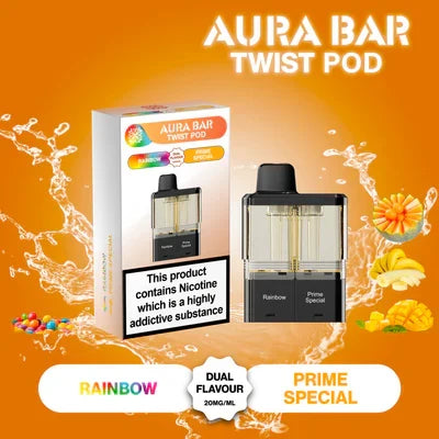 Aura Bar Twist 40k Puffs Pre-Filled Pods | Only £7.49 | Any 3 For £20.99 | only £7.49 | Cheapest Vape Shop in Uk