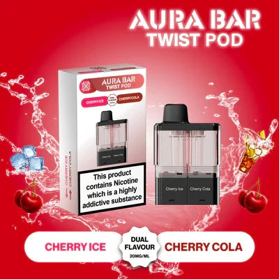 Aura Bar Twist 40k Puffs Pre-Filled Pods | Only £7.49 | Any 3 For £20.99 | only £7.49 | Cheapest Vape Shop in Uk