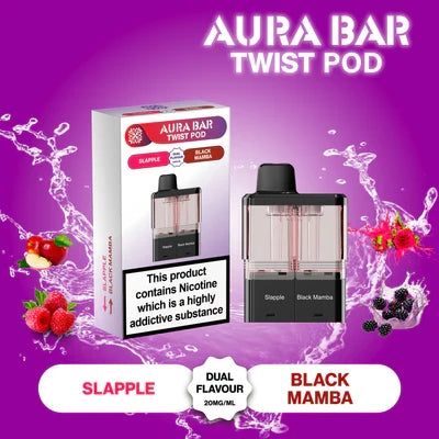 Aura Bar Twist 40k Puffs Pre-Filled Pods | Only £7.49 | Any 3 For £20.99 | only £7.49 | Cheapest Vape Shop in Uk