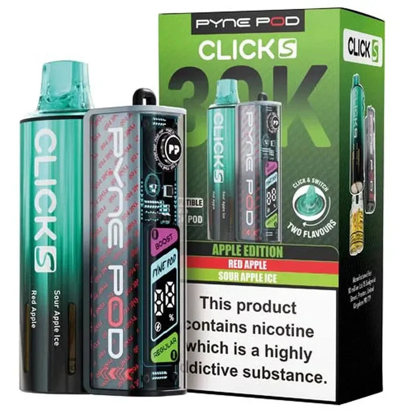 Pyne Pod Click S 30K Prefilled Pod Kit - Box of 10 | only £87.99 | Cheapest Vape Shop in Uk