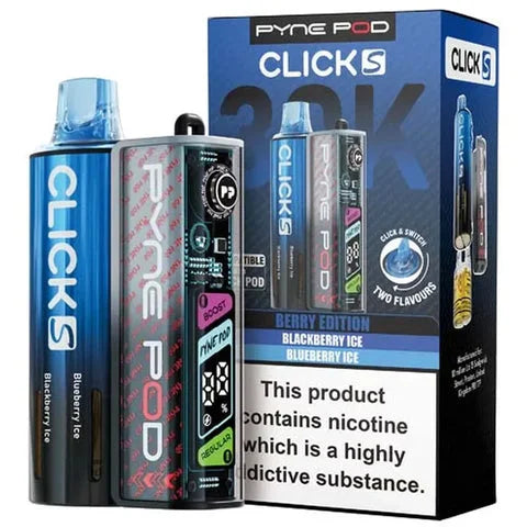 Pyne Pod Click S 30K Prefilled Pod Kit - Box of 10 | only £87.99 | Cheapest Vape Shop in Uk
