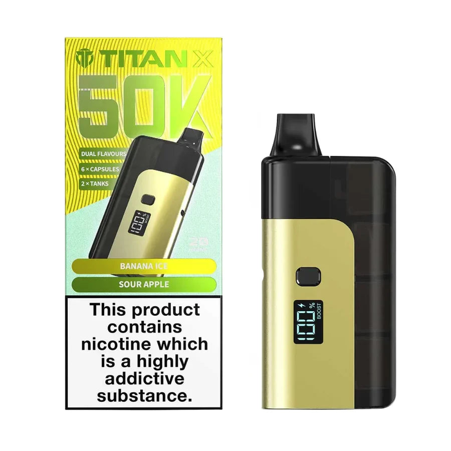 Titan X 50K Prefilled Pod Kit | only £11.49 | Cheapest Vape Shop in Uk