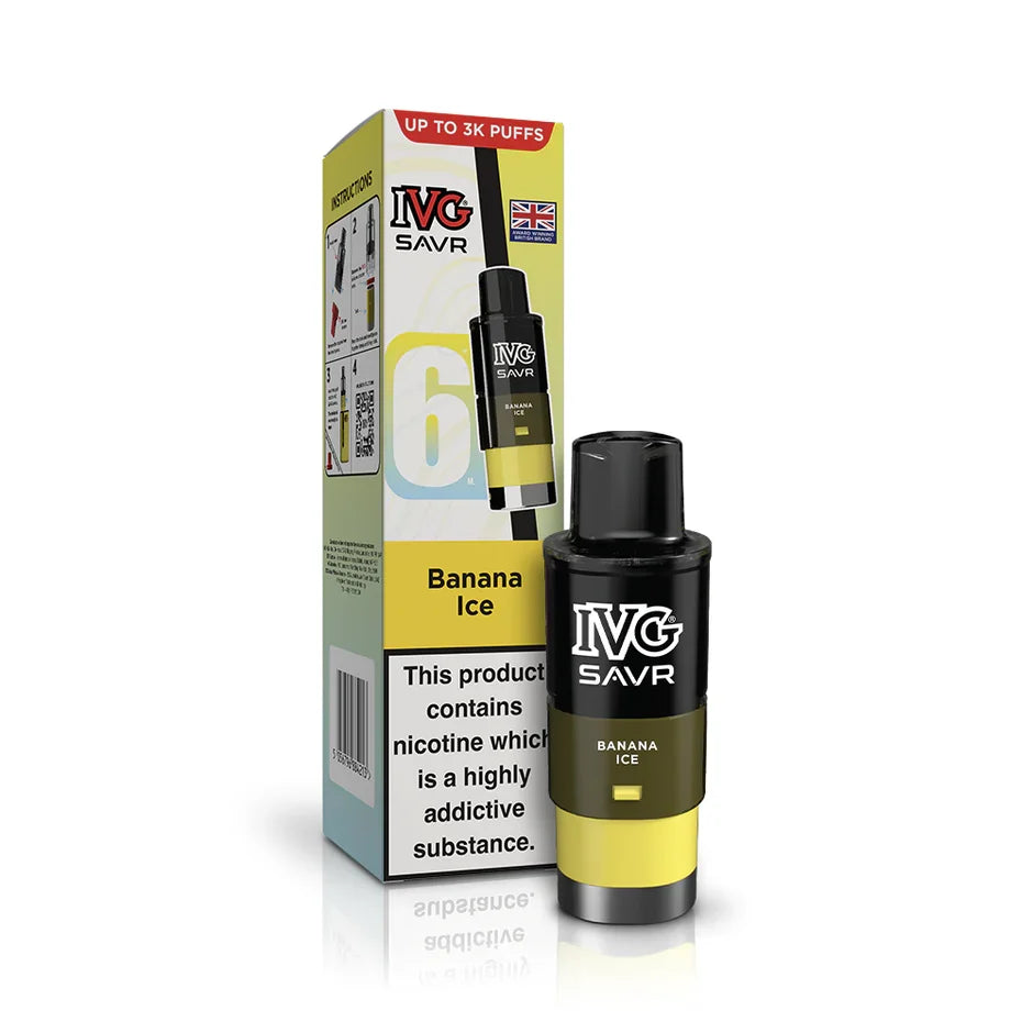 IVG SAVR 3000 Refill Pods - Box Of 5 | only £19.99 | Cheapest Vape Shop in Uk