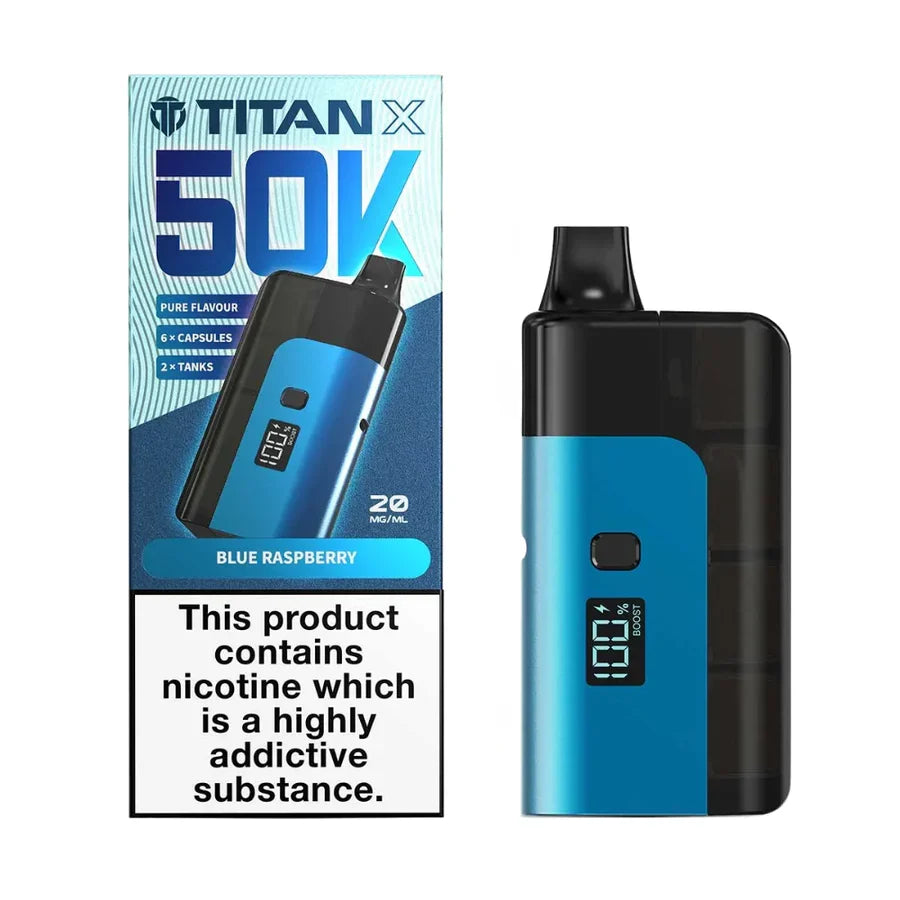 Titan X 50K Prefilled Pod Kit | only £11.49 | Cheapest Vape Shop in Uk
