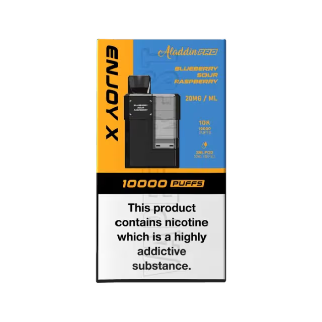 Aladdin Pro Enjoy X 10000 Prefilled Pods - Box of 5 | only £29.99 | Cheapest Vape Shop in Uk