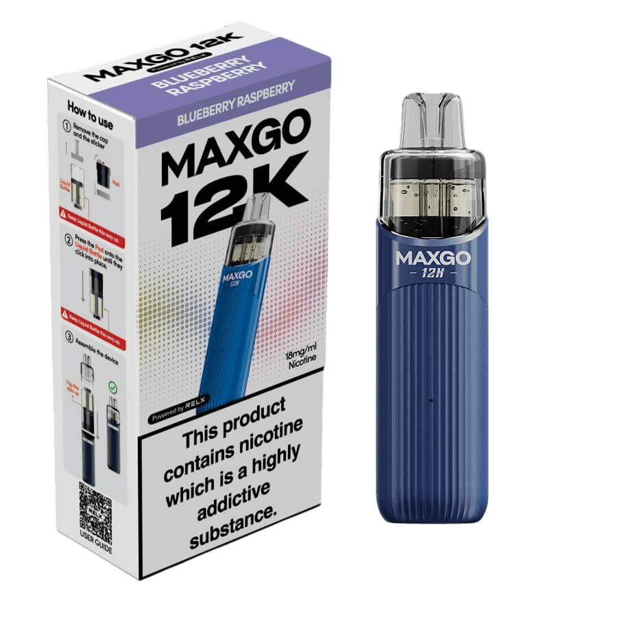 RELX MAXGO 12k Pre-Filled Pod Kit TPD Compliant - Pack Of 3 | only £25.99 | Cheapest Vape Shop in Uk