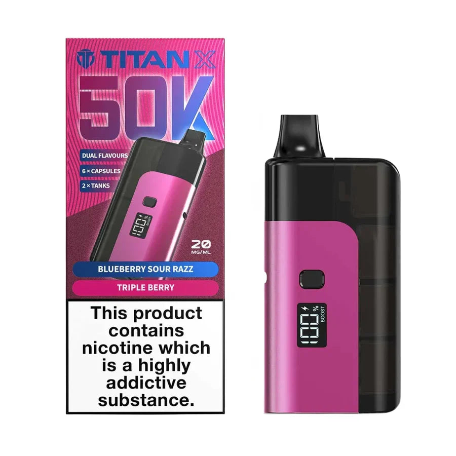 Titan X 50K Prefilled Pod Kit | only £11.49 | Cheapest Vape Shop in Uk
