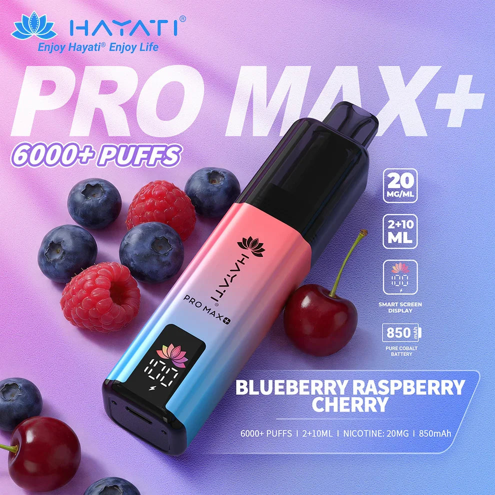 Hayati Pro Max+ 6000 Puffs Prefilled Kit | only £9.99| Cheapest Vape Shop in Uk