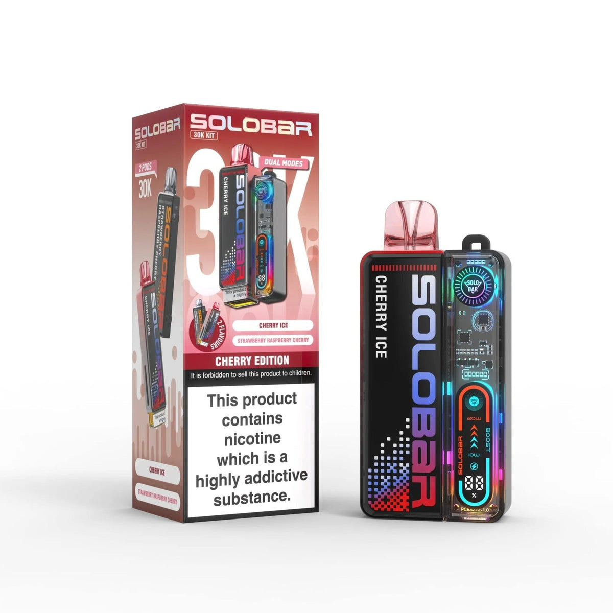 SOLOBAR 30K PREFILLED POD VAPE KIT-Box of 5 | only £48 | Cheapest Vape Shop in Uk