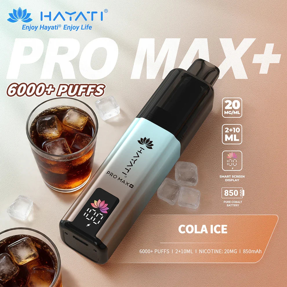 Hayati Pro Max+ 6000 Puffs Prefilled Kit | only £9.99| Cheapest Vape Shop in Uk