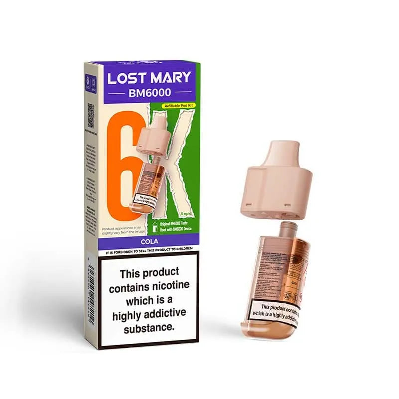 Lost Mary BM6000 Prefilled Vape Pods - Box of 10 | only £52 | Cheapest Vape Shop in Uk