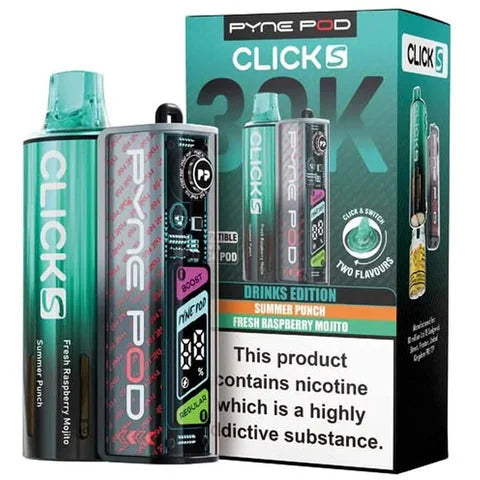 Pyne Pod Click S 30K Prefilled Pod Kit - Box of 10 | only £87.99 | Cheapest Vape Shop in Uk