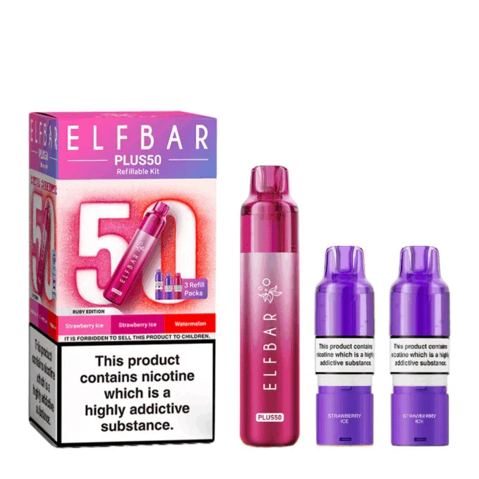 Elf Bar Plus 50 Vape Kit-Box of 10 | only £93.99 | Cheapest Vape Shop in Uk