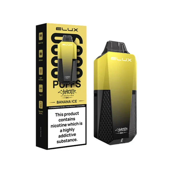 Elux Cyber over 6K Prefilled Vape Kit - Box Of 10 | only £79.99 | Cheapest Vape Shop in Uk