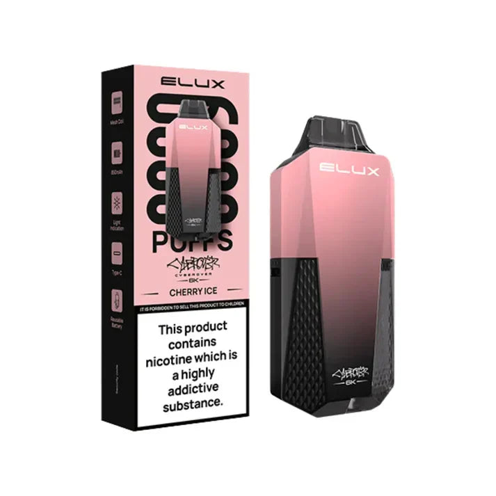 Elux Cyber over 6K Prefilled Vape Kit - Box Of 10 | only £79.99 | Cheapest Vape Shop in Uk