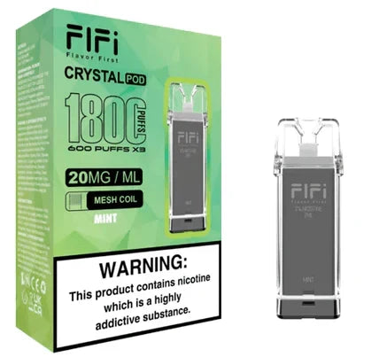 Flfi Crystal Replacement Vape Pods 1800 Puffs- Box of 10 | only £74.00 | Cheapest Vape Shop in Uk