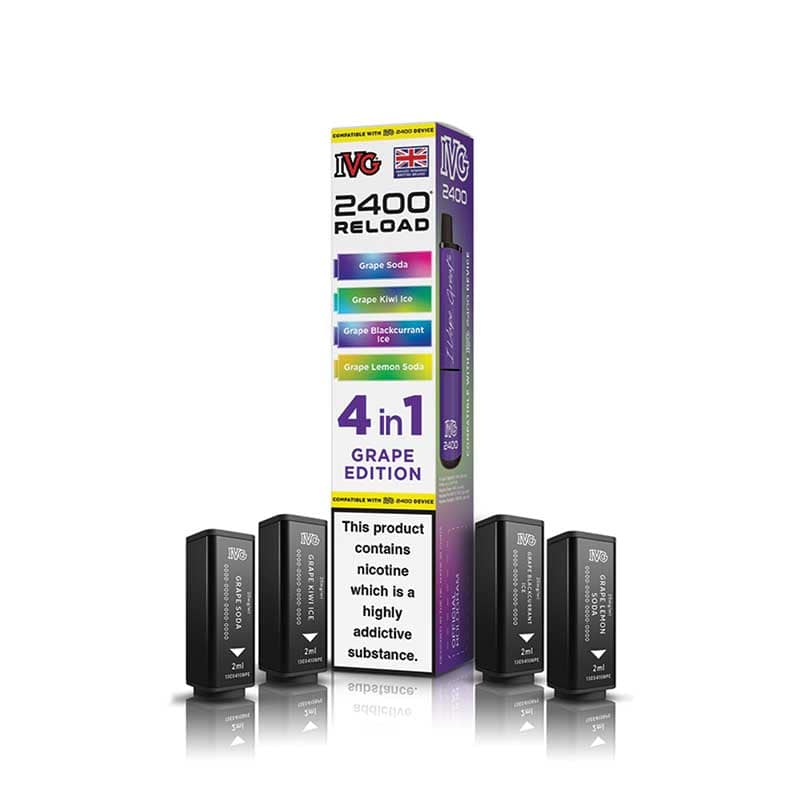 IVG 2400 Reload Prefilled Pods | Only £22.99 | Any 3 For £22.99 | only £8.99 | Cheapest Vape Shop in Uk