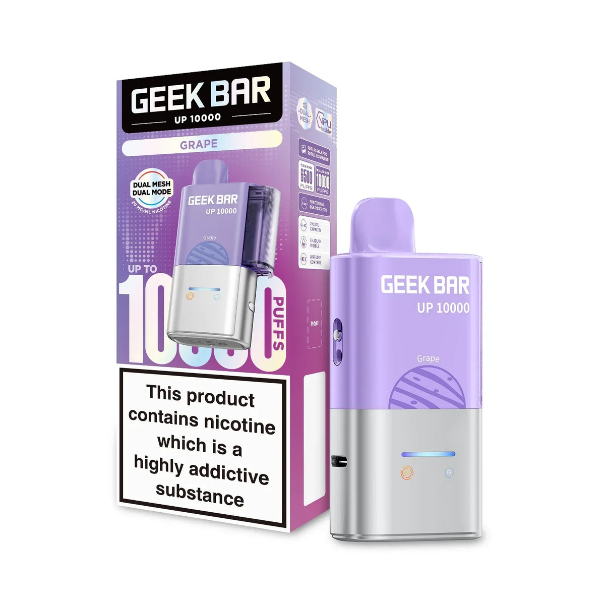 Geek Bar Up 10000 Prefilled Pod Kit | only £8.99 | Cheapest Vape Shop in Uk