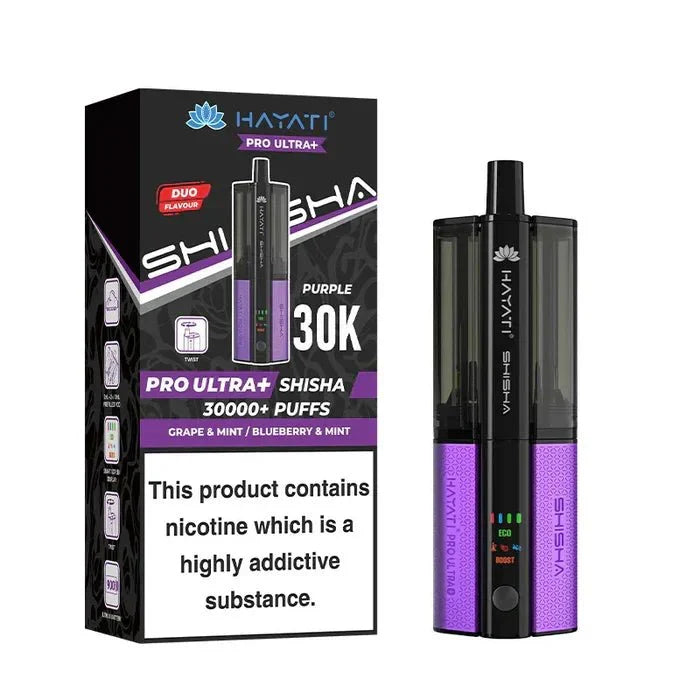 Hayati Pro Ultra Plus Shisha 30K Prefilled Pod Kit| £11.99 | 3 For £33 | only £11.99 | Cheapest Vape Shop in Uk