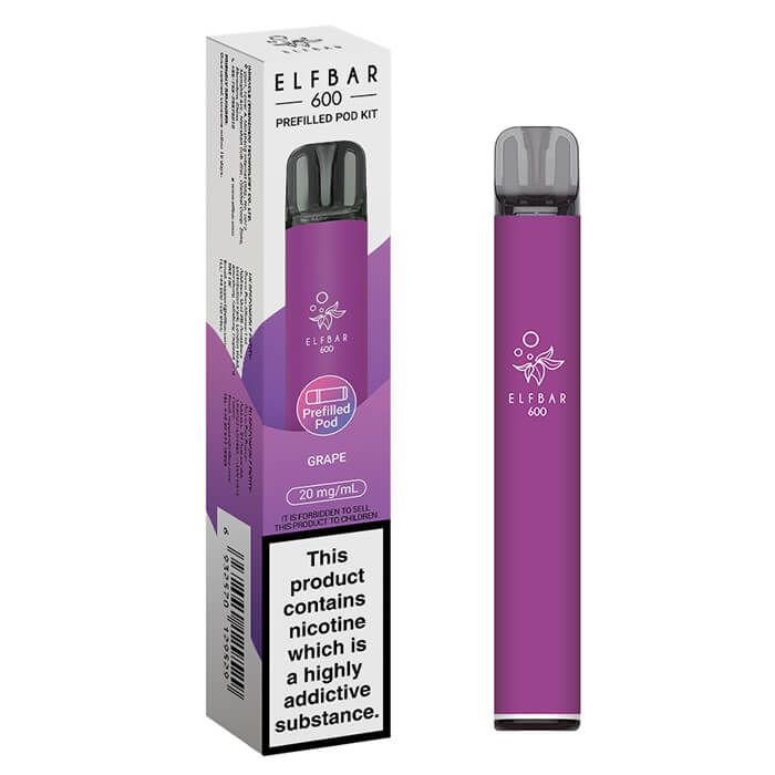 Elfbar 600 Prefilled Pod Kit - Box of 10 | only £32.50 | Cheapest Vape Shop in Uk