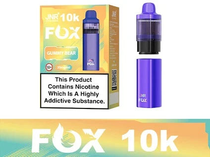 JNR Fox 10K Prefilled Pod Vape Kit | only £9.99 | Cheapest Vape Shop in Uk