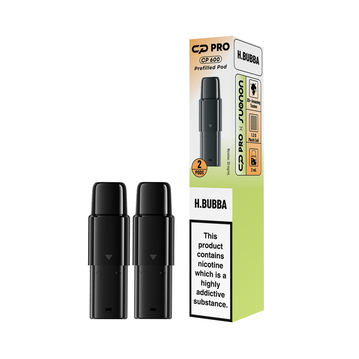 CP Pro 600 Prefilled Pods (Pack of 2) | only £3.99 | Cheapest Vape Shop in Uk