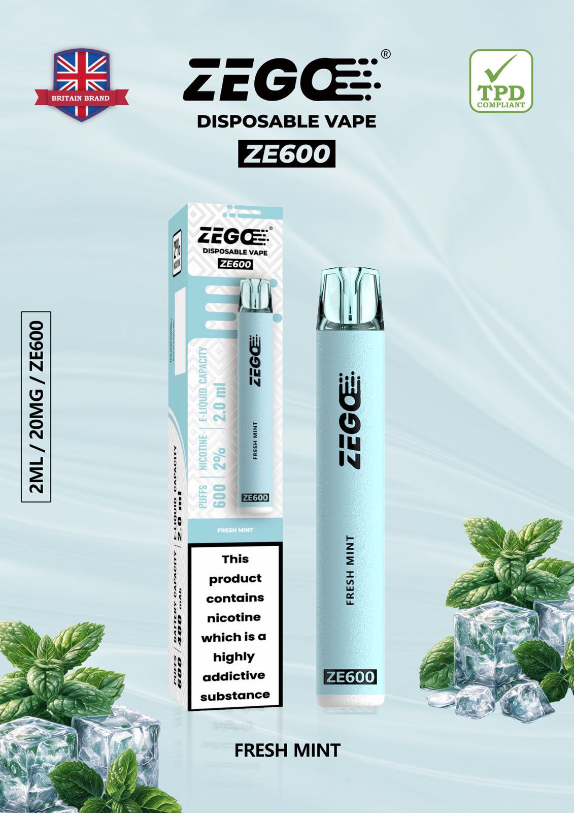 Zego ZE600 Pod Device | only £3.99 | Cheapest Vape Shop in Uk