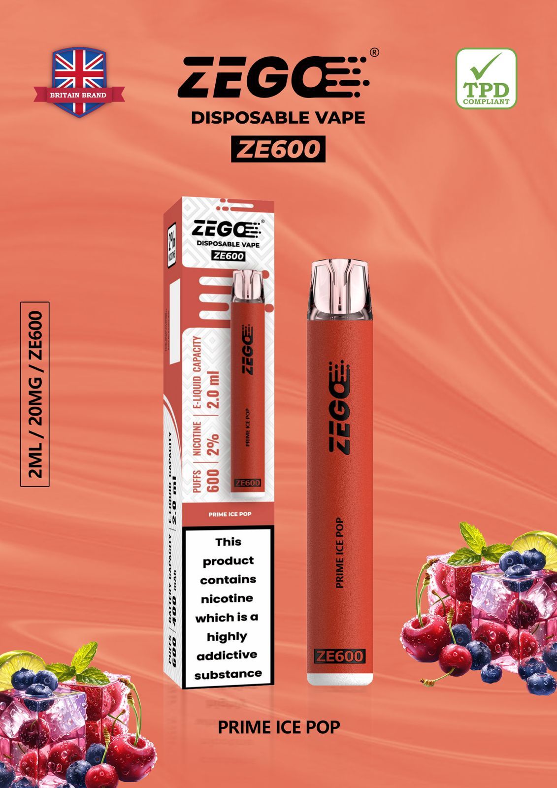 Zego ZE600 Pod Device | only £3.99 | Cheapest Vape Shop in Uk