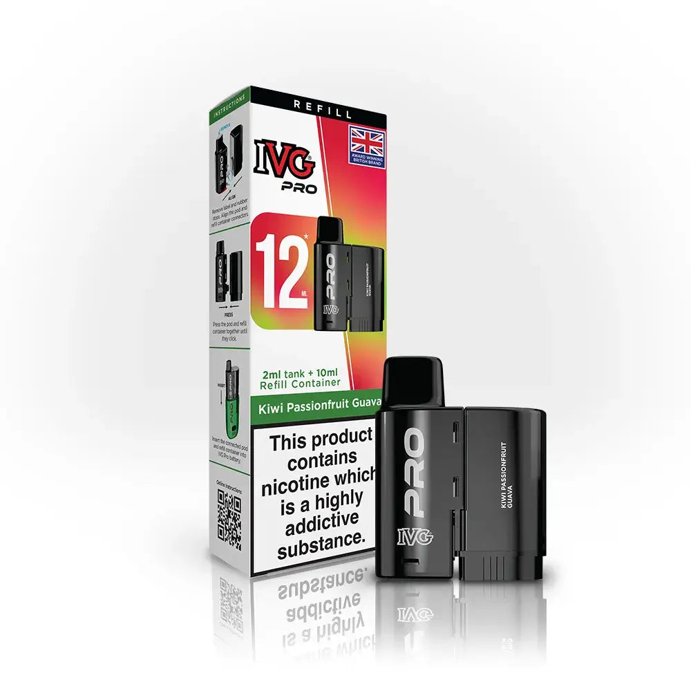 IVG Pro 12 Prefilled Pods | Only £6.99 | Any 3 For £17.99 | only £6.99 | Cheapest Vape Shop in Uk