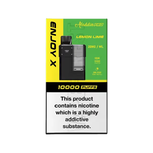 Aladdin Pro Enjoy X 10000 Prefilled Pods - Box of 5 | only £29.99 | Cheapest Vape Shop in Uk
