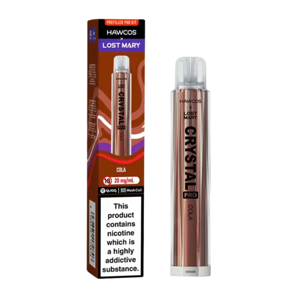 Hawcos x Lost Mary Crystal Pro Prefilled Pod Kit| Only £8.99 | 3 For £23 | only £8.99 | Cheapest Vape Shop in Uk