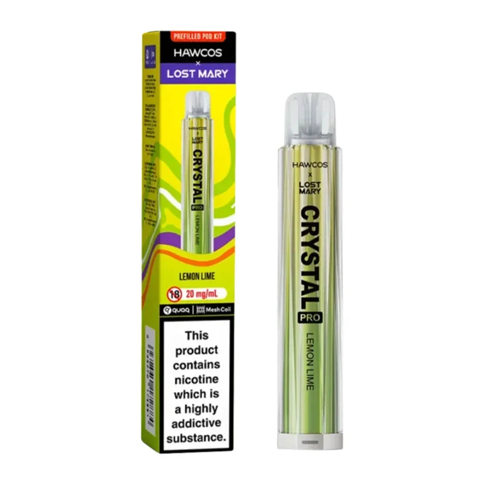 Hawcos x Lost Mary Crystal Pro Prefilled Pod Kit| Only £8.99 | 3 For £23 | only £8.99 | Cheapest Vape Shop in Uk