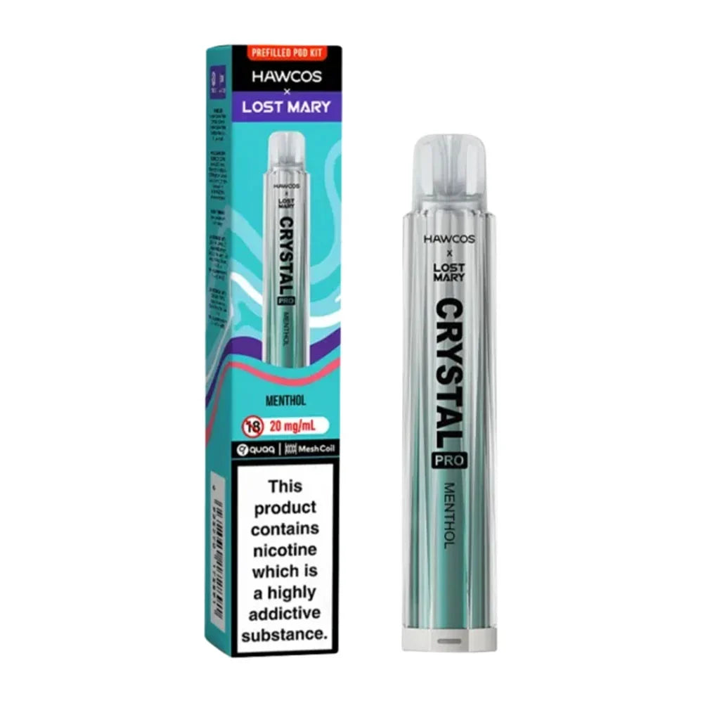Hawcos x Lost Mary Crystal Pro Prefilled Pod Kit| Only £8.99 | 3 For £23 | only £8.99 | Cheapest Vape Shop in Uk