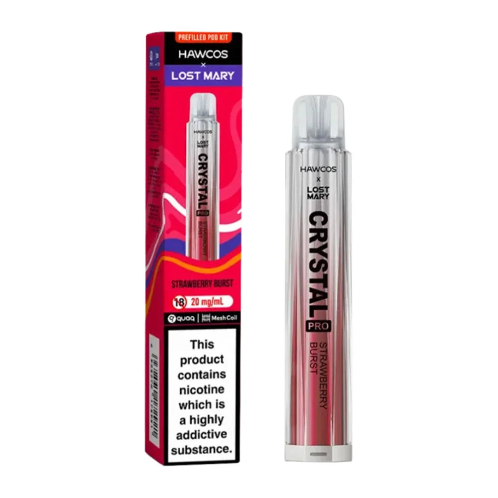 Hawcos x Lost Mary Crystal Pro Prefilled Pod Kit| Only £8.99 | 3 For £23 | only £8.99 | Cheapest Vape Shop in Uk