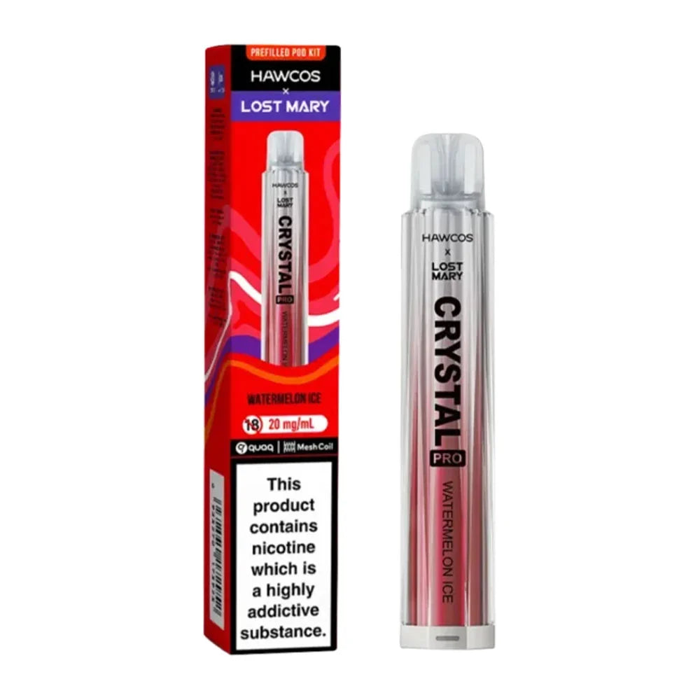 Hawcos x Lost Mary Crystal Pro Prefilled Pod Kit| Only £8.99 | 3 For £23 | only £8.99 | Cheapest Vape Shop in Uk