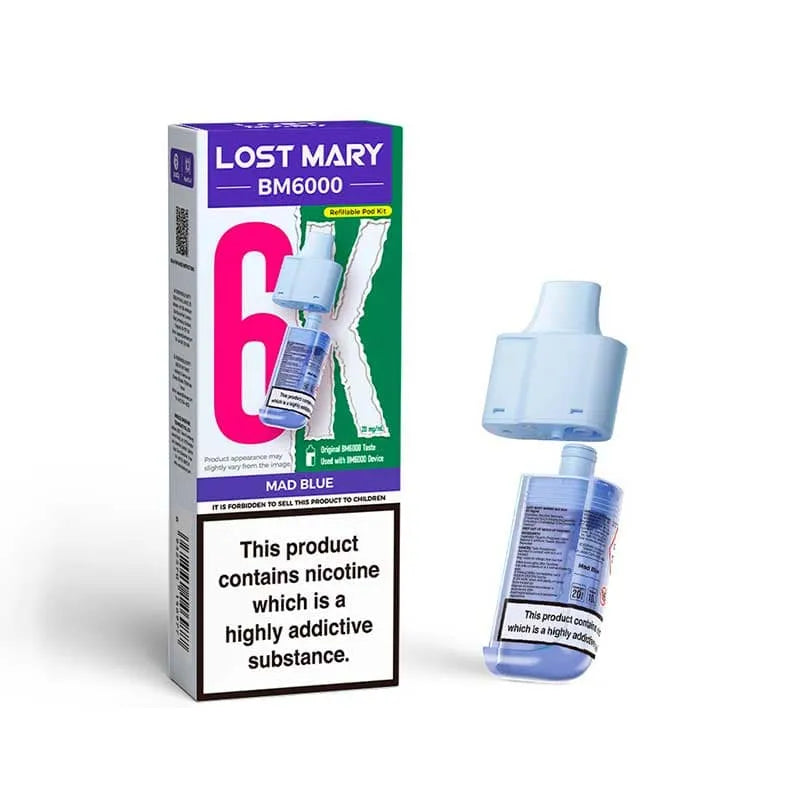 Lost Mary BM6000 Prefilled Vape Pods - Box of 10 | only £52 | Cheapest Vape Shop in Uk