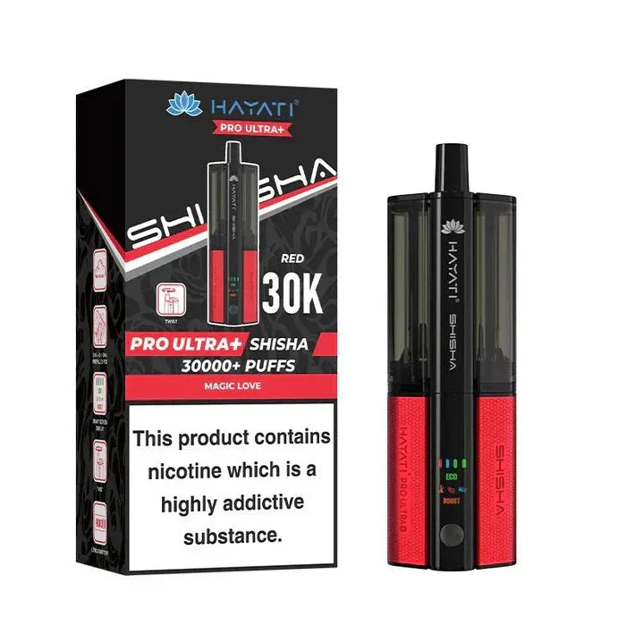 Hayati Pro Ultra Plus Shisha 30K Prefilled Pod Kit| £11.99 | 3 For £33 | only £11.99 | Cheapest Vape Shop in Uk