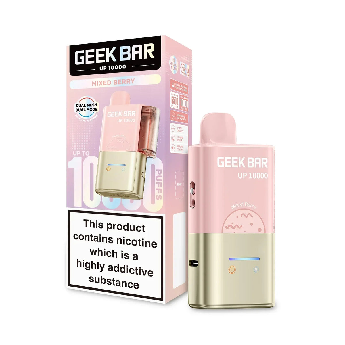 Geek Bar Up 10000 Prefilled Pod Kit | only £8.99 | Cheapest Vape Shop in Uk
