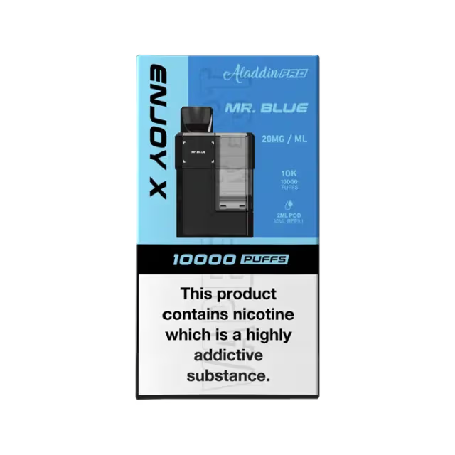 Aladdin Pro Enjoy X 10000 Prefilled Pods - Box of 5 | only £29.99 | Cheapest Vape Shop in Uk