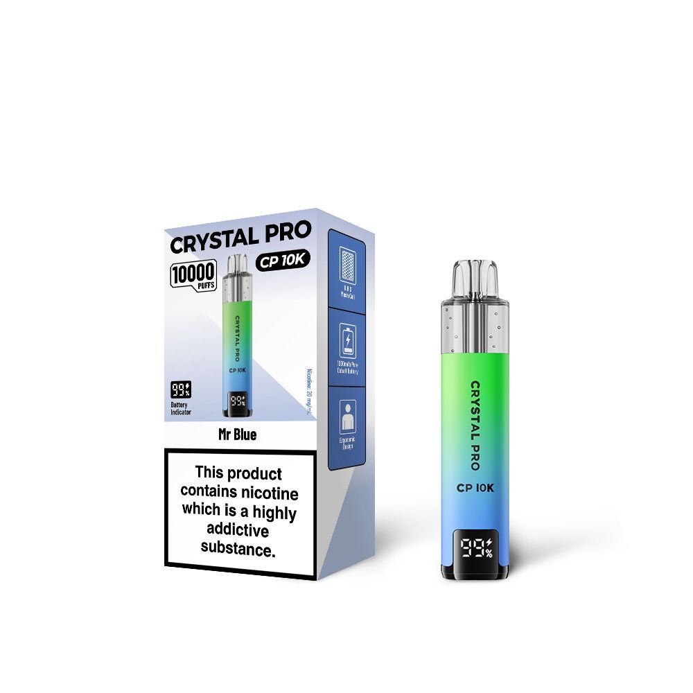 Crystal Pro 10000 (CP10K) Prefilled Kit | only £8.99 |3 for £23| Cheapest Vape Shop in Uk
