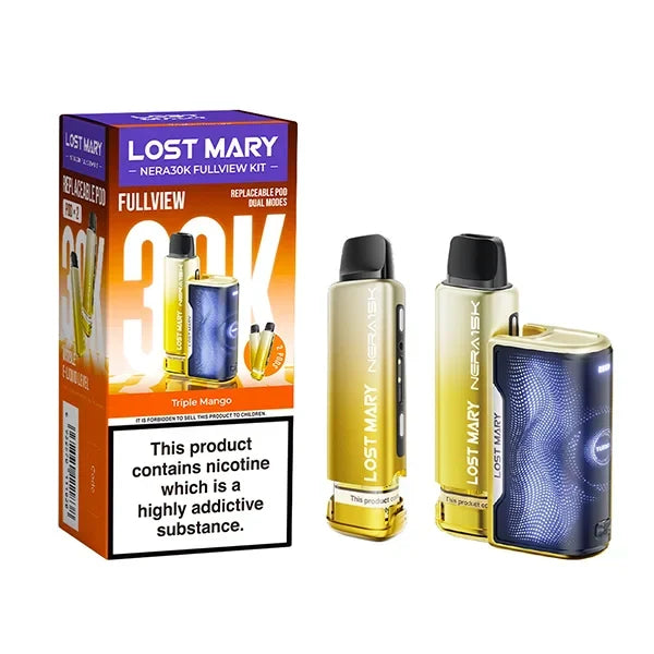 Lost Mary Nera30K Fullview Prefilled Pod Kit | only £11.49 | Cheapest Vape Shop in Uk