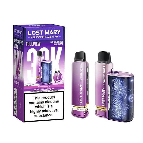 Lost Mary Nera30K Fullview Prefilled Pod Kit | only £11.49 | Cheapest Vape Shop in Uk