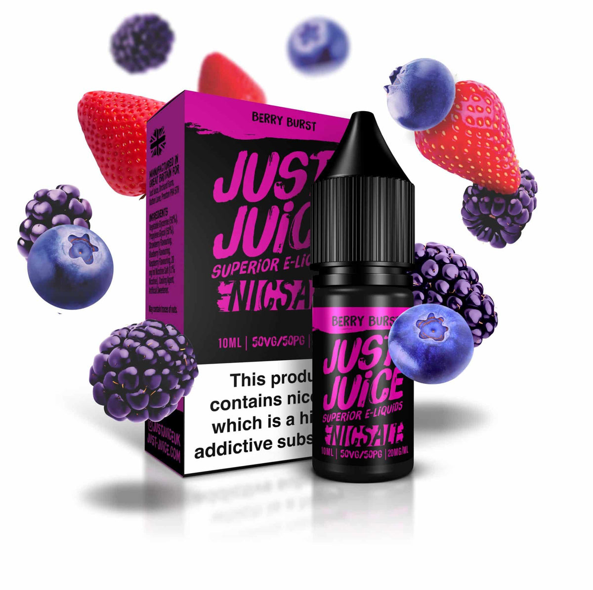 Pack of 5 Just Juice 10ML Nic Salt | only £12.99 | Cheapest Vape Shop in Uk