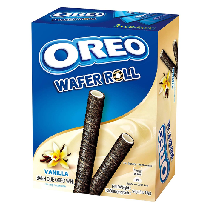 Oreo Vanilla Wafer Rolls (54g) | only £2.19 | Cheapest Vape Shop in Uk